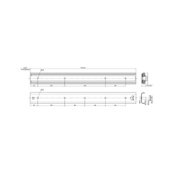 Coulisses Tiroir 500mm - 105 kGS