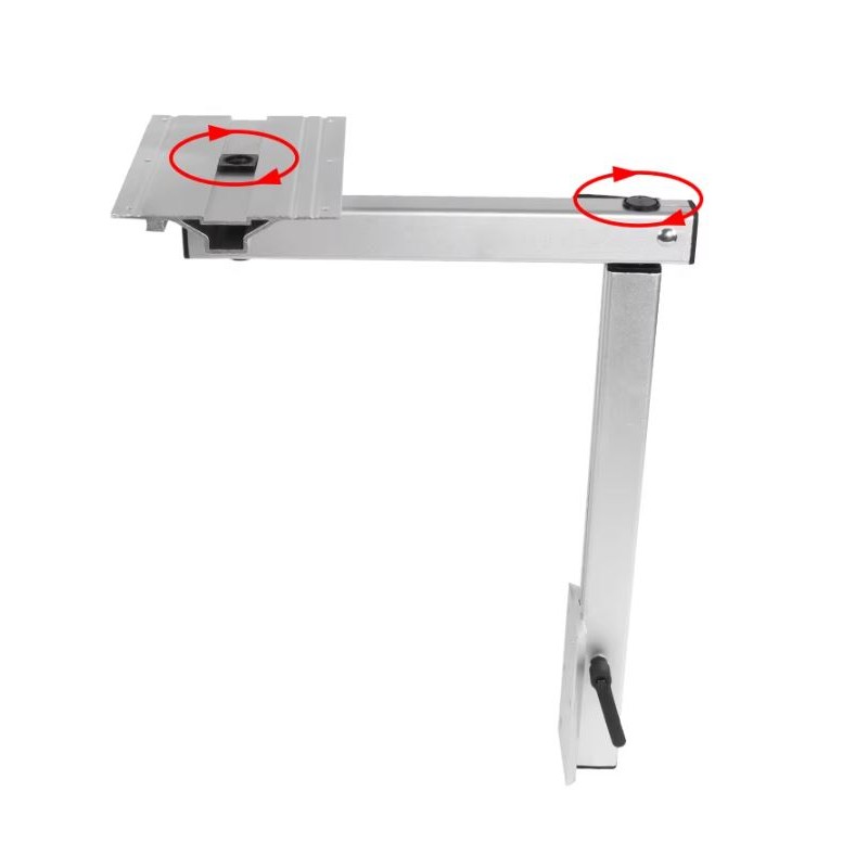 Pied de table rotatif 360°