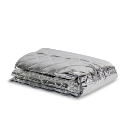 Tapis thermo-adhésif universel à faire soi-même, noir/argent, 3,5 m x 1,55 m