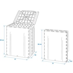 Poubelle pliante 35 Litres