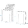 Poubelle pliante 35 Litres