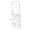 Prise extérieur P17 rectangle / blanche