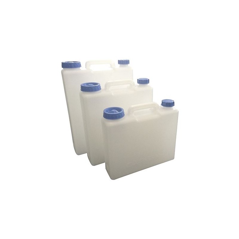 Jerrican 15 Litres - Extra plat spécial gain de place - Bidon Carysan