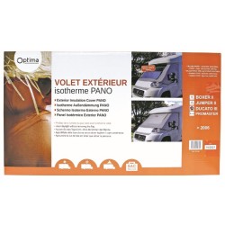 Volet extérieur pare brise isotherme rabattable