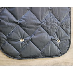 Kit Rideaux thermiques universels à faire soi-même, noir/argent, 3,5 m x 1,55 m