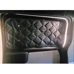 Kit Rideaux thermiques universels à faire soi-même, noir/argent, 3,5 m x 1,55 m