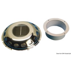 Aérateur extracteur solaire en inox extrat plat