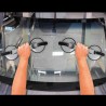Ventouse aluminium avec 2 têtes