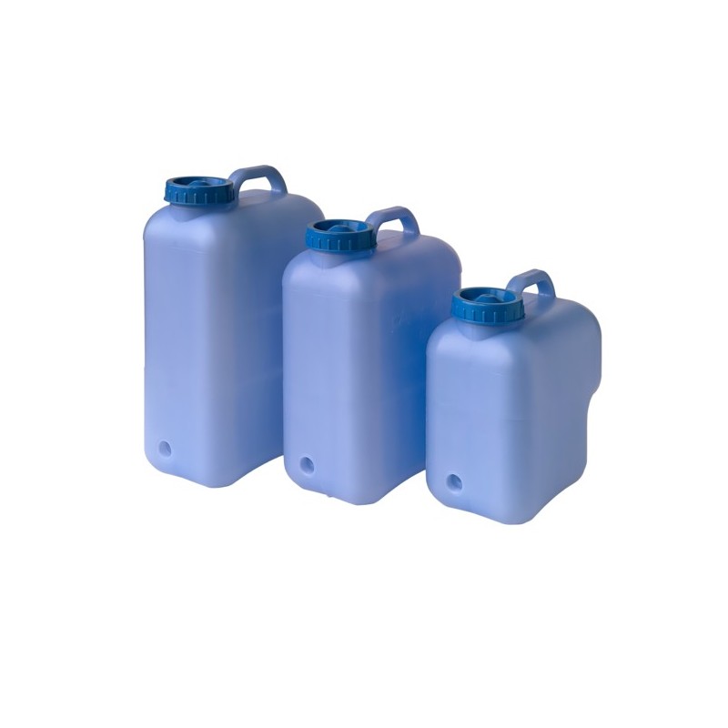 Bidon avec poignée de service CARYSAN® 18 l 28,5 x 46,5 x 17 cm couleur bleue