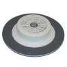 Ventilateur extracteur solaire chromé extra plat