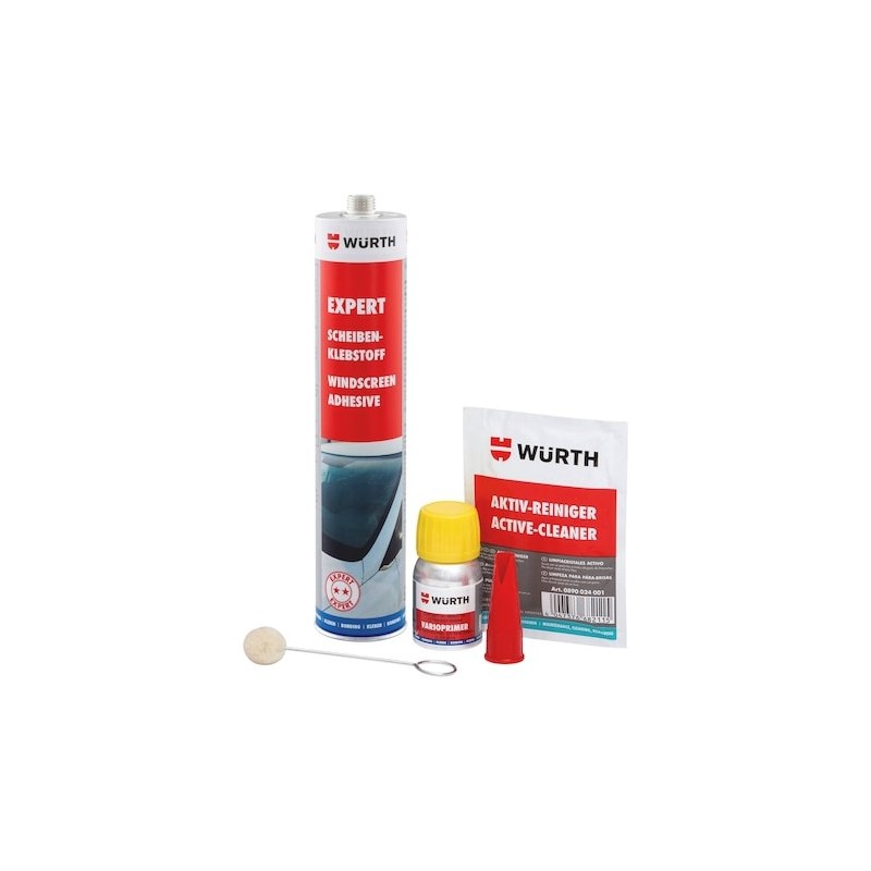 Kit complet colle mastic PARE-BRISE 310 ML Wurth gamme Expert