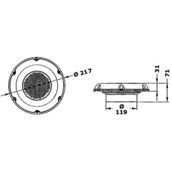 Aérateur inox solaire silencieux autonome extra plat avec interrupteur