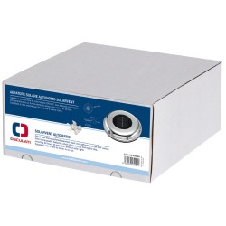 Aérateur inox solaire silencieux autonome extra plat avec interrupteur