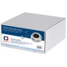 Aérateur inox solaire silencieux autonome extra plat avec interrupteur