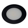 Spot LED encastré noir en acier