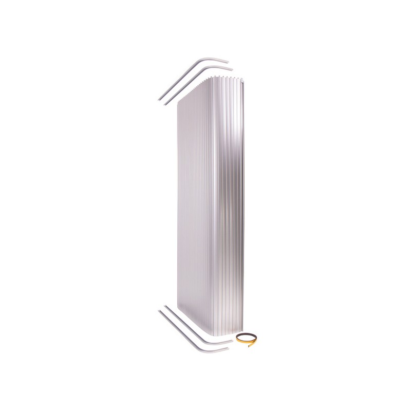 Porte rideau volet roulant pour salle de bain Gris