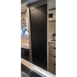 Porte rideau volet roulant pour salle de bain Gris