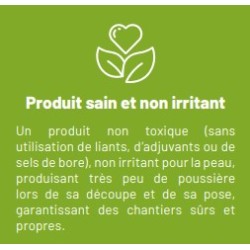 1 panneau Ecopeg 35 / épaisseur 45 mm