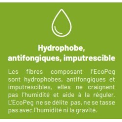 4 panneaux Ecopeg 35 / épaisseur 45 mm