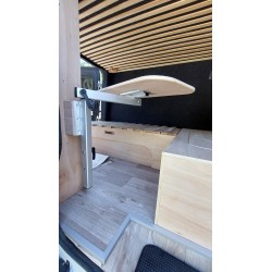 Pied de table rotatif 360°