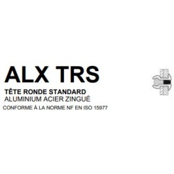 16 Rivets diamètre 3,2 mm Longueur 8 mm