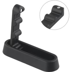 Crochet pliable aluminium noir