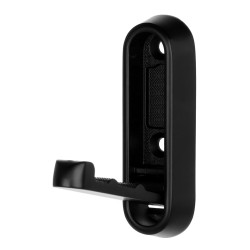 Crochet pliable aluminium noir