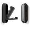 Patère - Porte Manteau - pliable aluminium noir mat