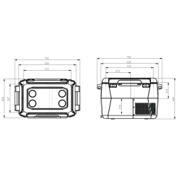 Glacière à compression Antarion 45L