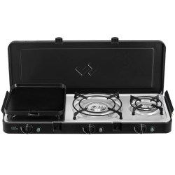 Réchaud de camping 3 brûleurs - 3 Cook Turbo FFD Deluxe