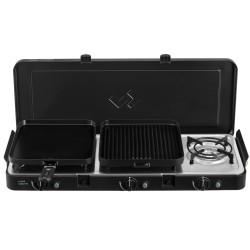 Réchaud de camping 3 brûleurs - 3 Cook Turbo FFD Deluxe