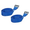 Sangles d'arrimage bleu avec boucle de serrage L. 2,50 mètres (x2)