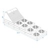 Cales de mise a niveau empilable