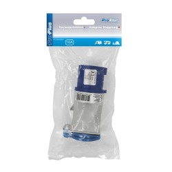 Adaptateur fiche P17 vers prise francaise monobloc