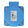 Adaptateur fiche P17 vers prise francaise monobloc