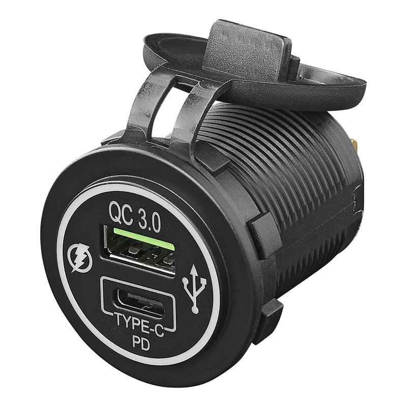 Prise USB double à encastrer Type A + Type C