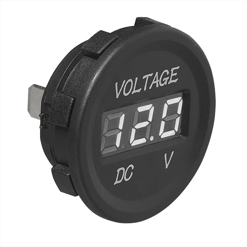Voltmètre à encastrer numérique 6 à 30V