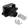 Serrure Push Lock Maxi Noir avec butée de fermeture
