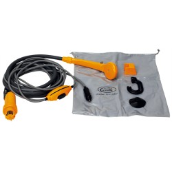 Douchette portable avec pompe 12 volts couleur jaune