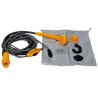 Douchette portable avec pompe 12 volts couleur jaune