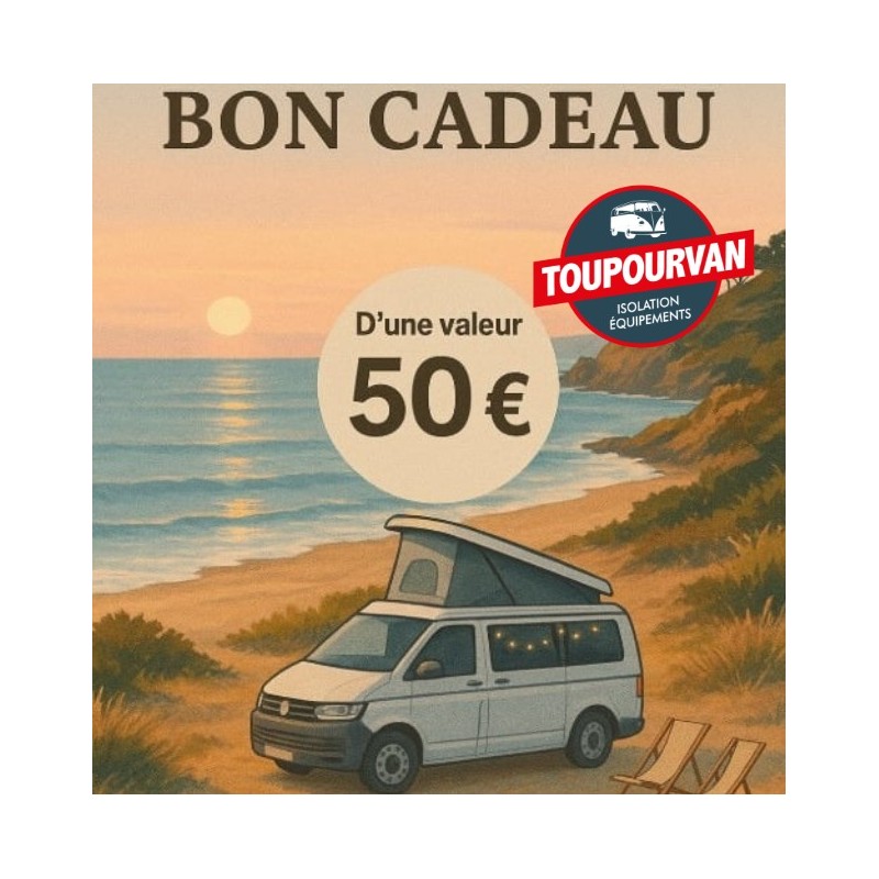 Bon cadeau 50 € Toupourvan