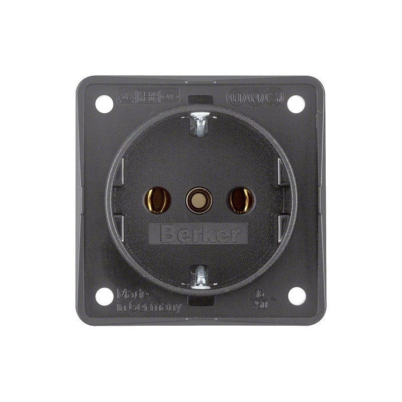 Prise de courant 230V Berker Anthracite
