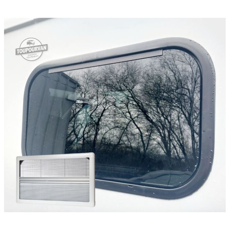 Baie projetable 500 x 300 mm avec Store et Moustiquaire - C Swing