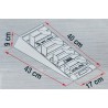 Jeu de 2 cales de mise à niveau - Fiamma Level Pro
