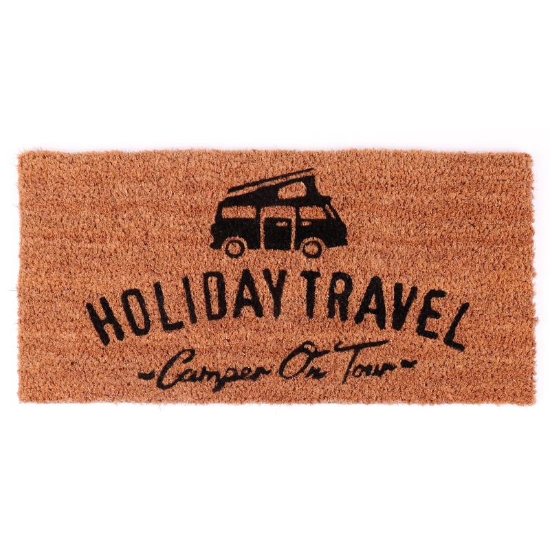 Paillasson Holiday Travel en coco 50 x 25 cm