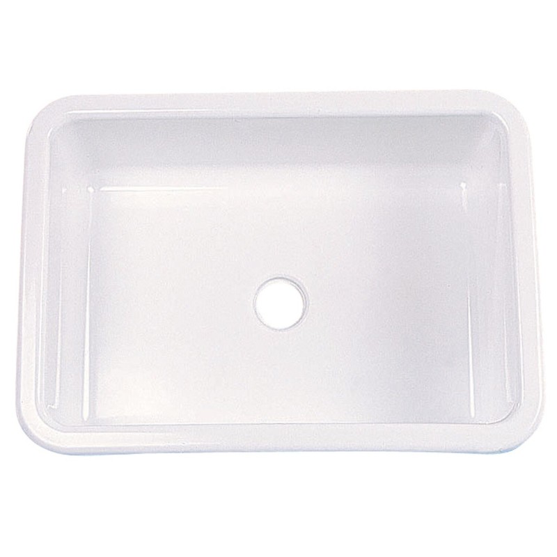 Evier plastique blanc rigide 37 cm x 27 cm
