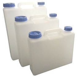Jerrican 25 Litres - Extra plat spécial gain de place - Bidon Carysan