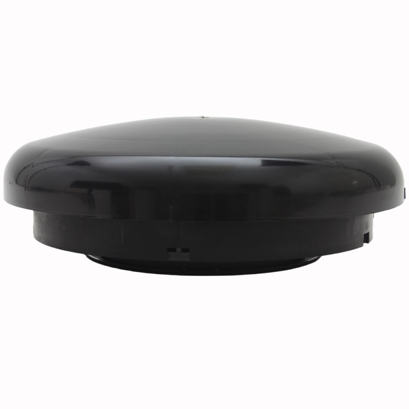 Aérateur de toit champignon, couleur noire
