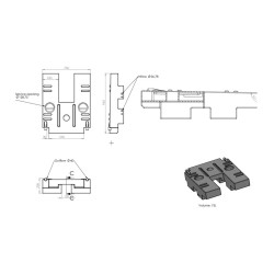 Réservoir eau usées sous chassis 75 litres - Ducato Boxer Jumper après 2018