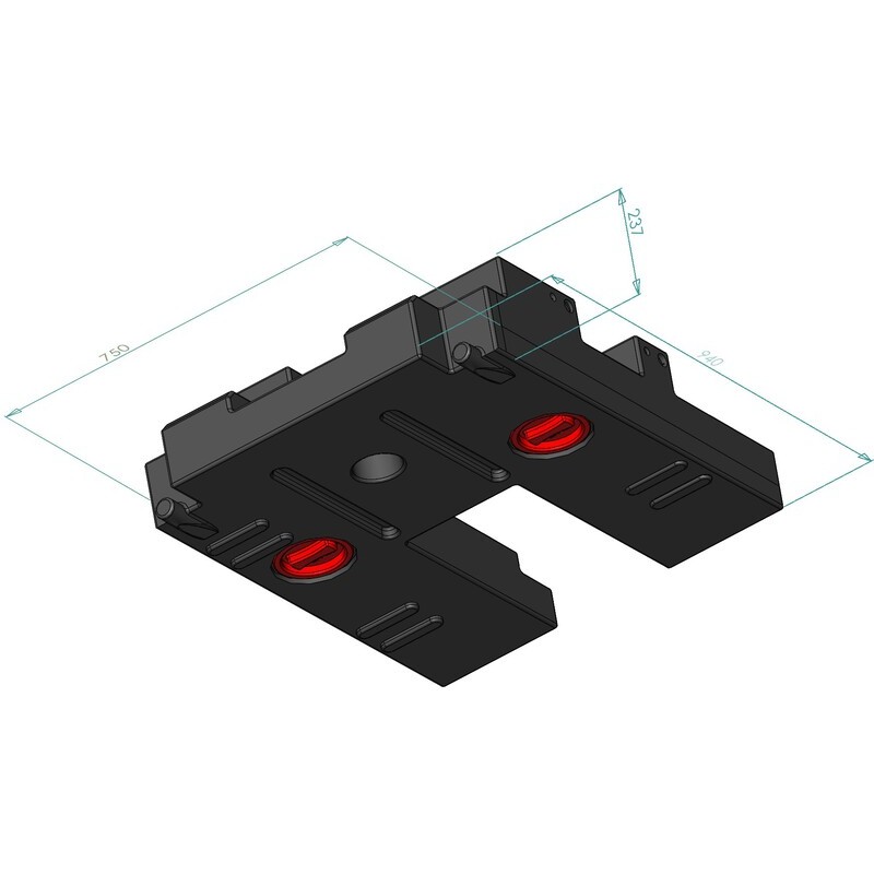 Réservoir eau usées sous chassis 67 litres - Master III après 2018